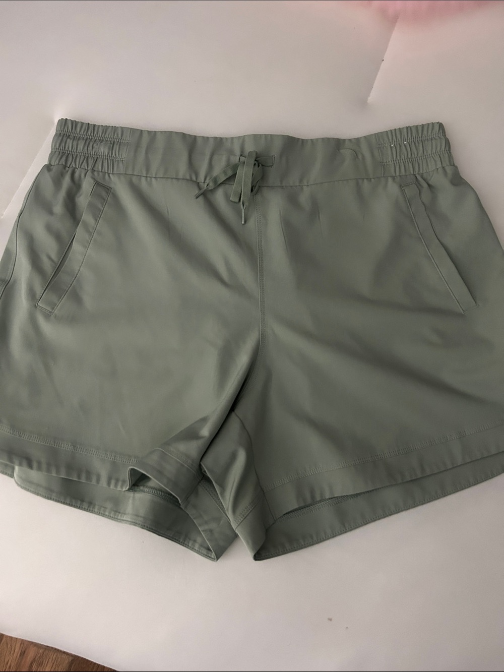 RBX Sage Green Athletic Drawstring Shorts